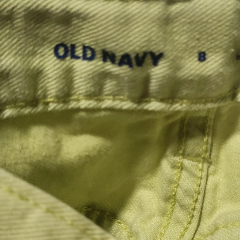 OLD NAVY Bundle 3 girl shorts's Denim and Yellow  .size 8.